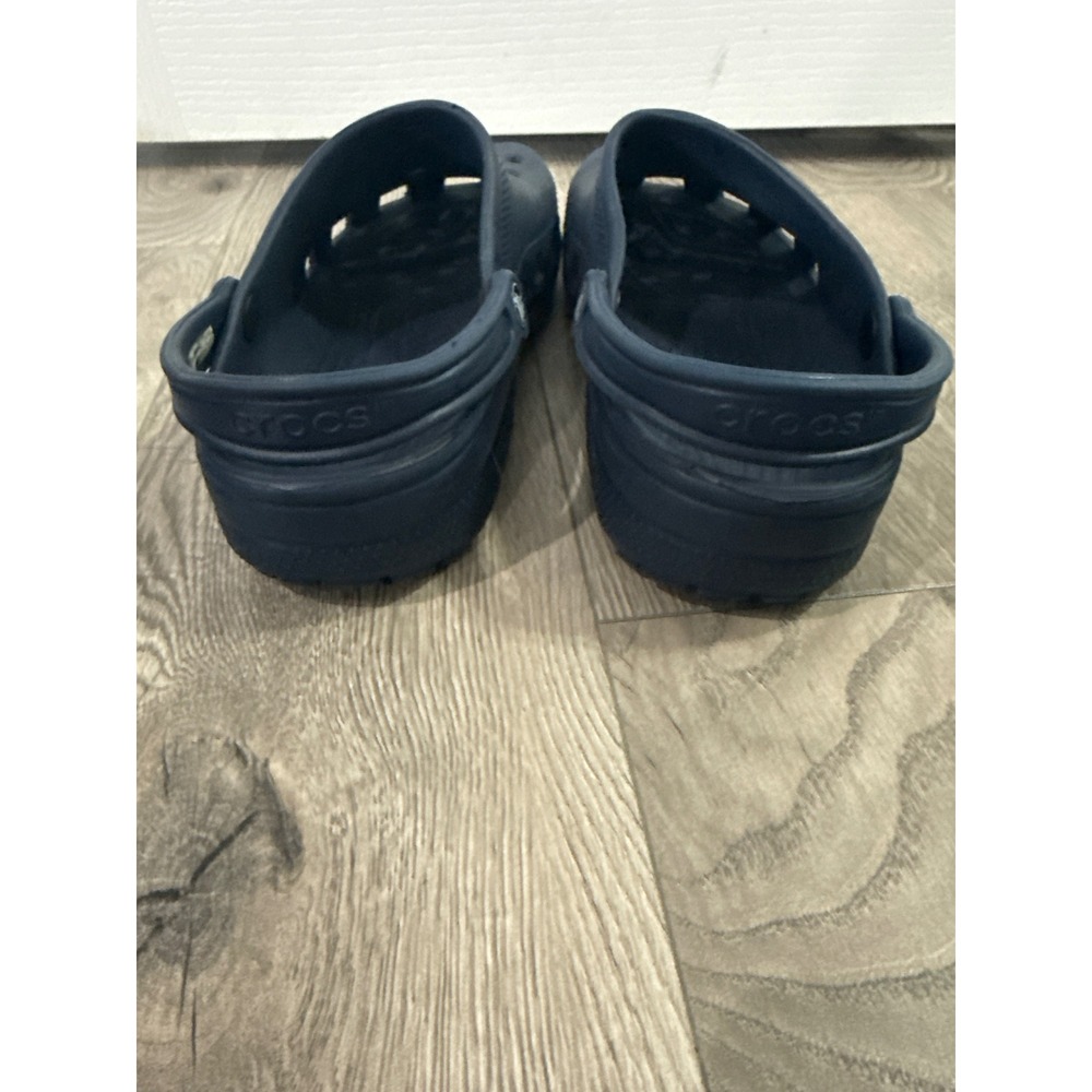 Crocs Classic Clog Navy Blue Comfort Shoes Slip On Clogs Men 10 Women 12 - Picture 7 of 10
